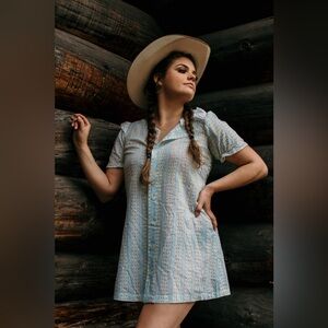 Vintage Floral Mini Dress